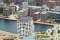 Aerial view: Marco Polo Tower HafenCity Hamburg