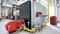 Hình ảnh minh họa nồi hơi Vitoplex 300 đạt tải cực đại 1950 kW tại trung tâm kho vận Kiesel GmbH.